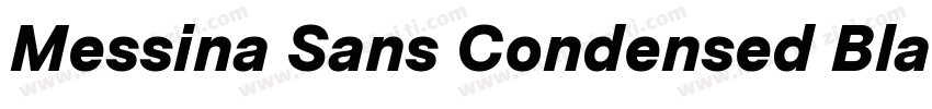 Messina Sans Condensed Black字体转换